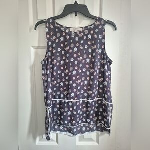 Loft Sleeveless Floral Blouse